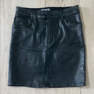 AGOLDE Faux Leather Mini Skirt